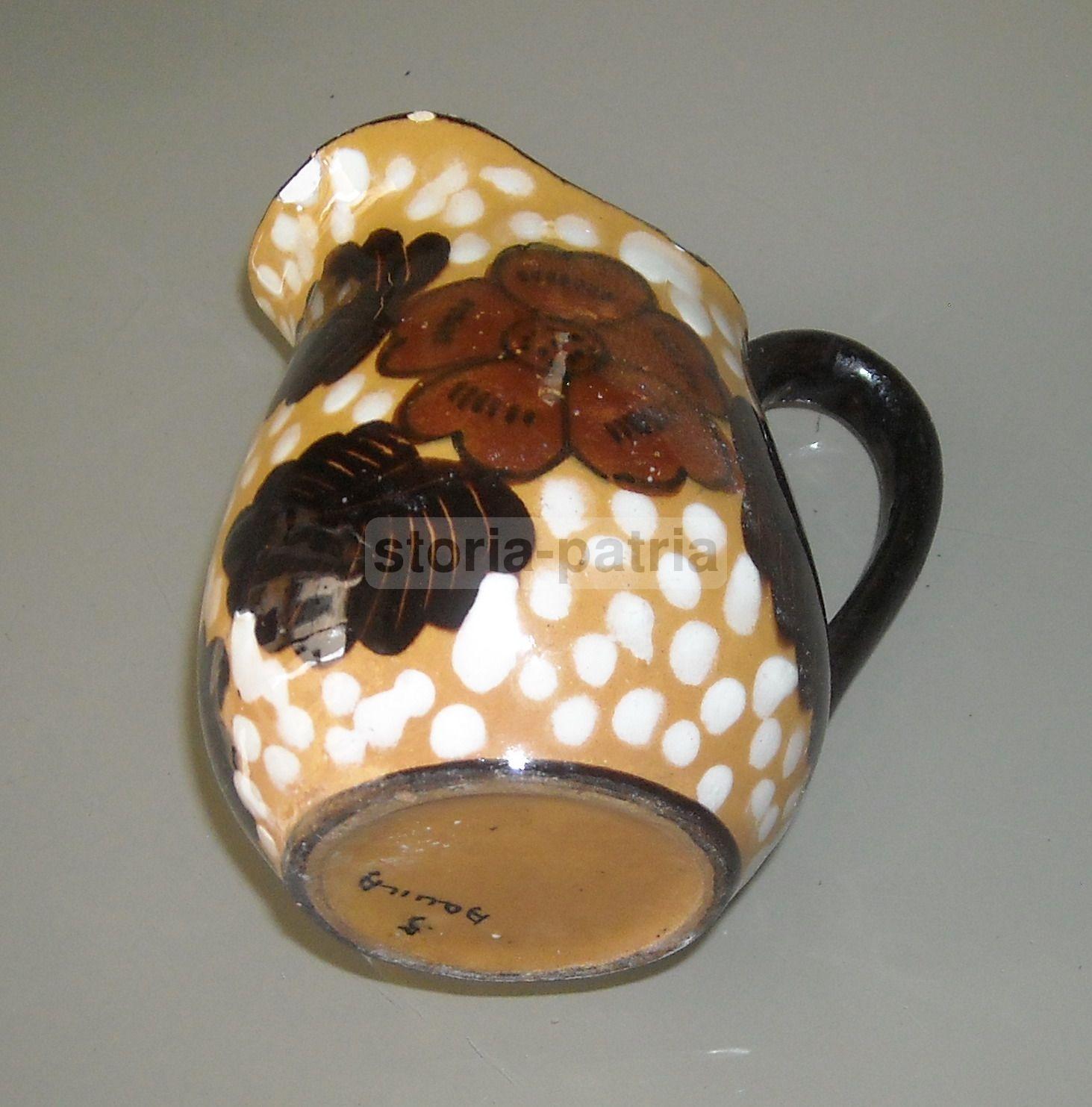 Abruzzo, Aquila, Decorativa Ceramica d'Epoca, Floreale, Da Collezione, Da Vetrina immagine 2
