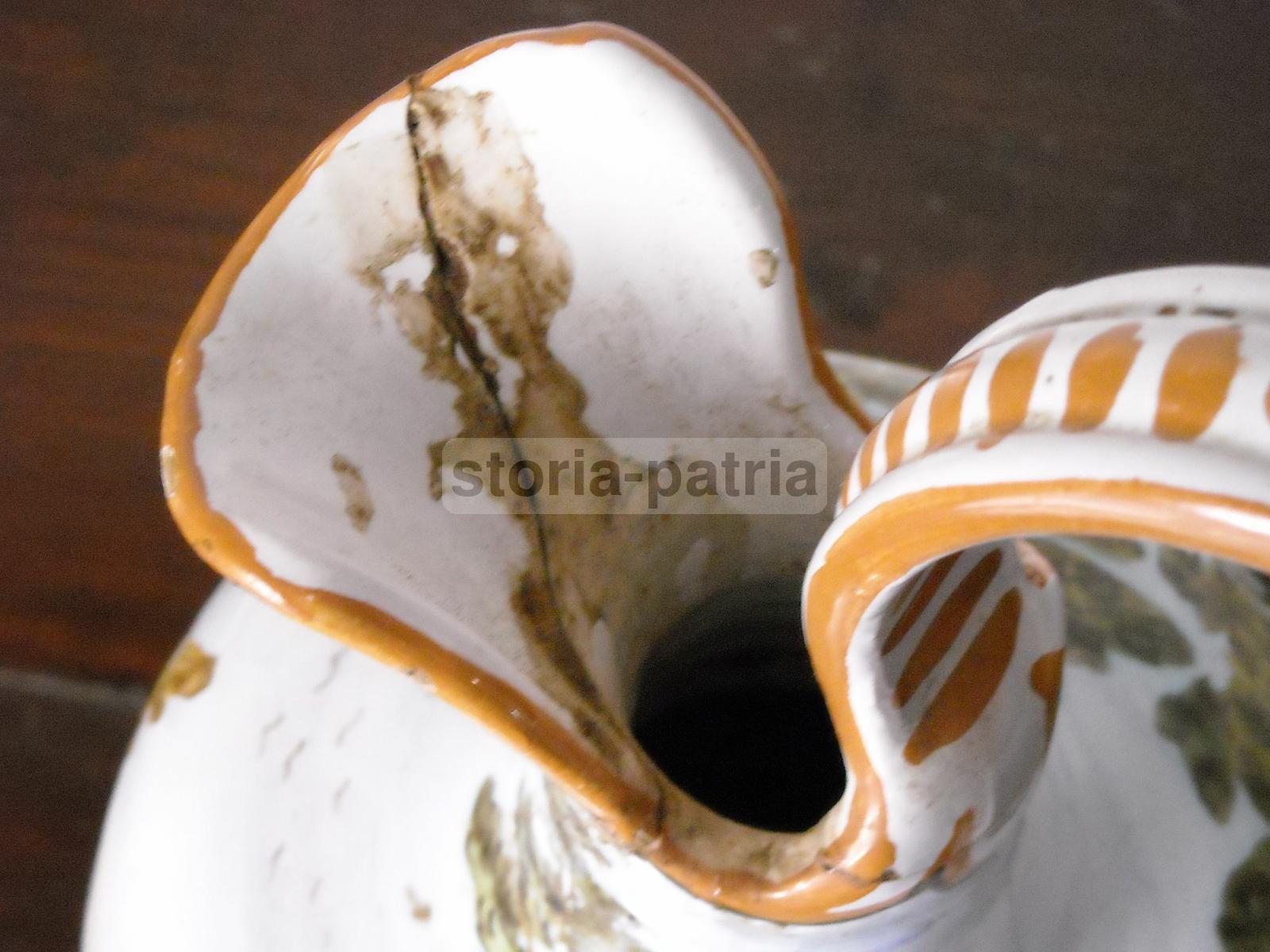 Abruzzo, Chieti, Ceramista Desiderio, Decorativa Ceramica, Con Vedute Paesaggistiche immagine 13