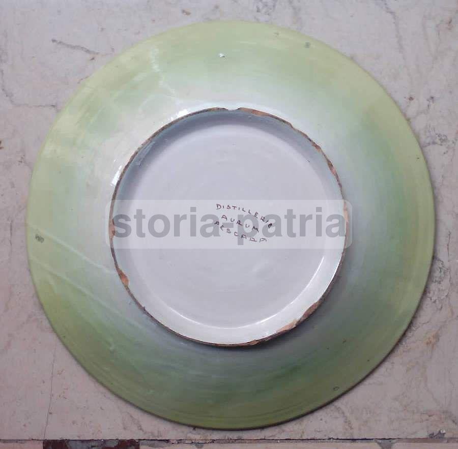 Abruzzo, Design, Decorativo Piatto, Pubblicitario Distillerie Aurum, Da Collezione immagine 2