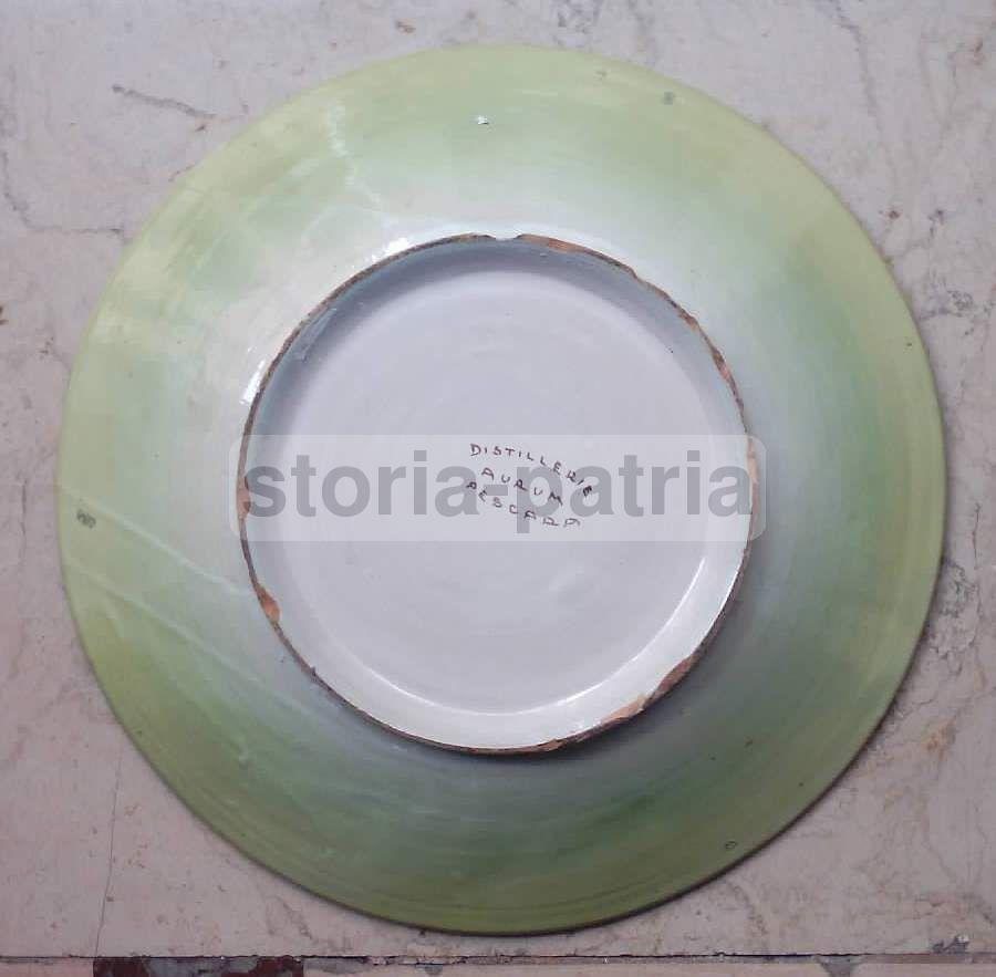 Abruzzo, Design, Decorativo Piatto, Pubblicitario Distillerie Aurum, Da Collezione immagine 7
