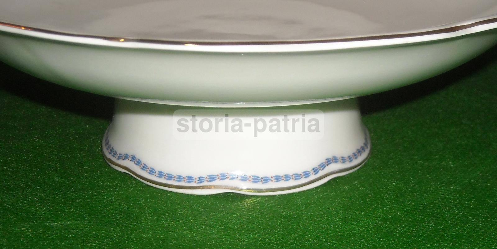 Antica Alzatina, Elegante Porcellana, Richard Ginori, Laminatura Dorata, d'Epoca immagine 2