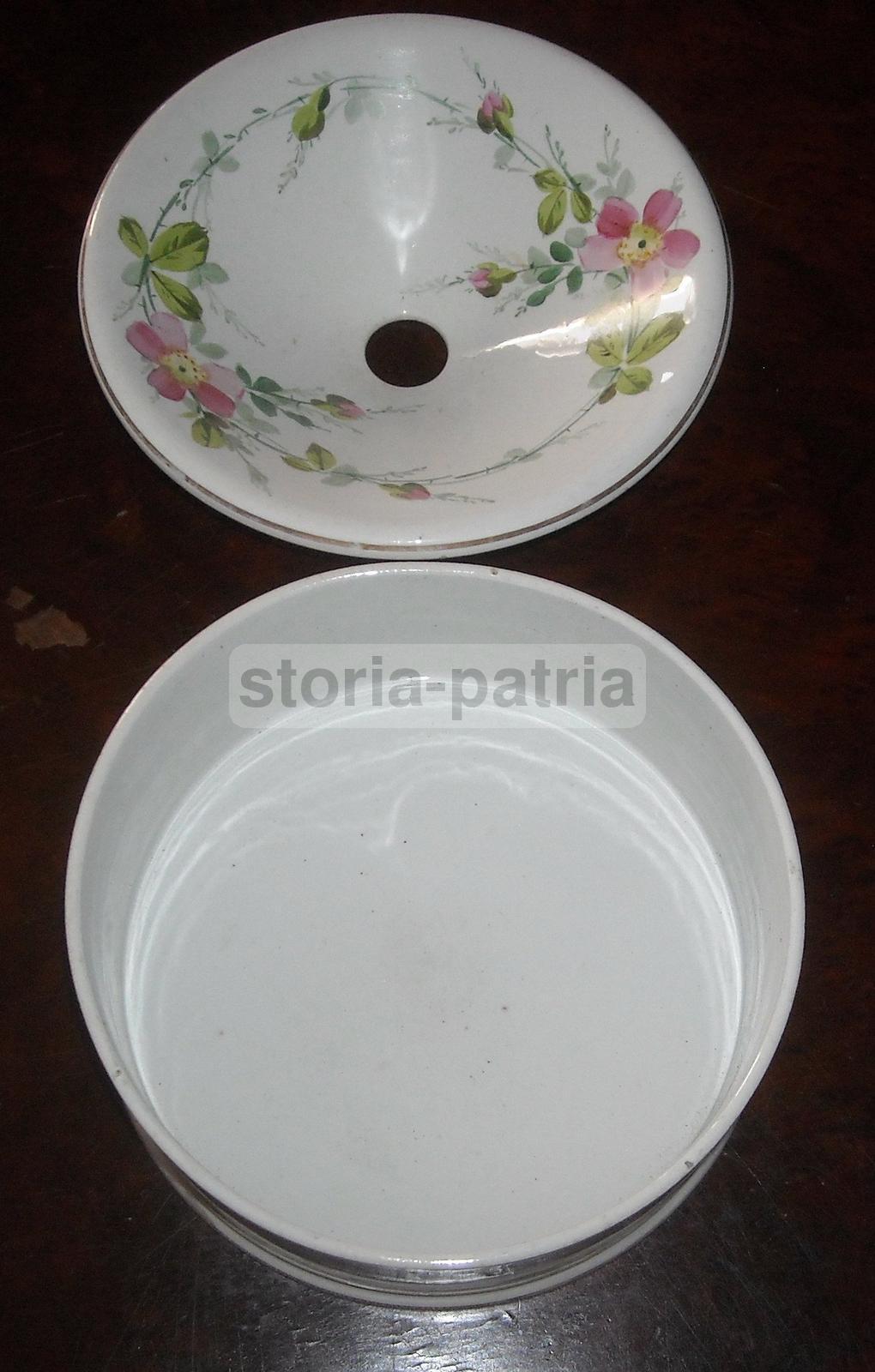Antica Ceramica Richard, Soprammobile d'Epoca, Da Collezione, Decorazioni Floreali immagine 6