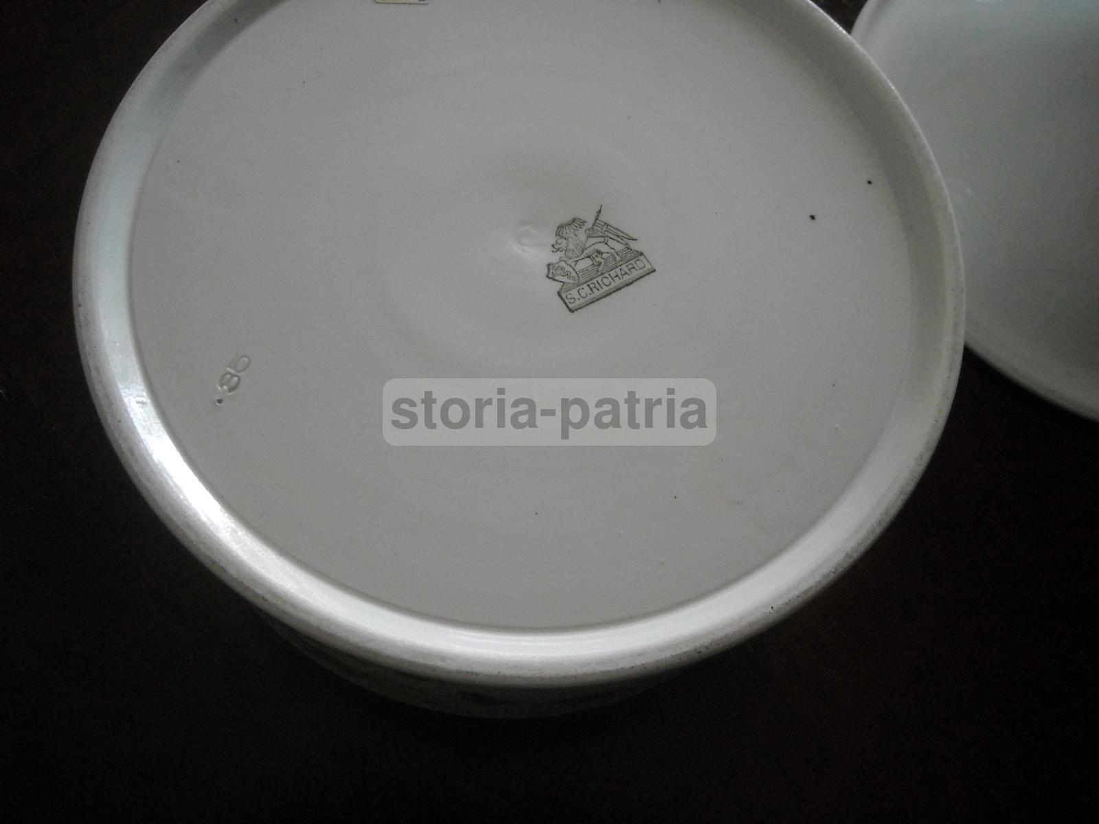 Antica Ceramica Richard, Soprammobile d'Epoca, Da Collezione, Decorazioni Floreali immagine 9