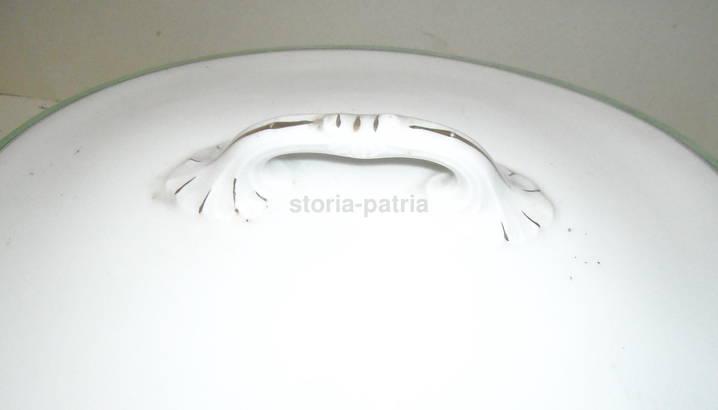 Antica Decorativa Zuppiera, Utile Centro Tavola, Molto Elegante, Porcellana d'Epoca immagine 2