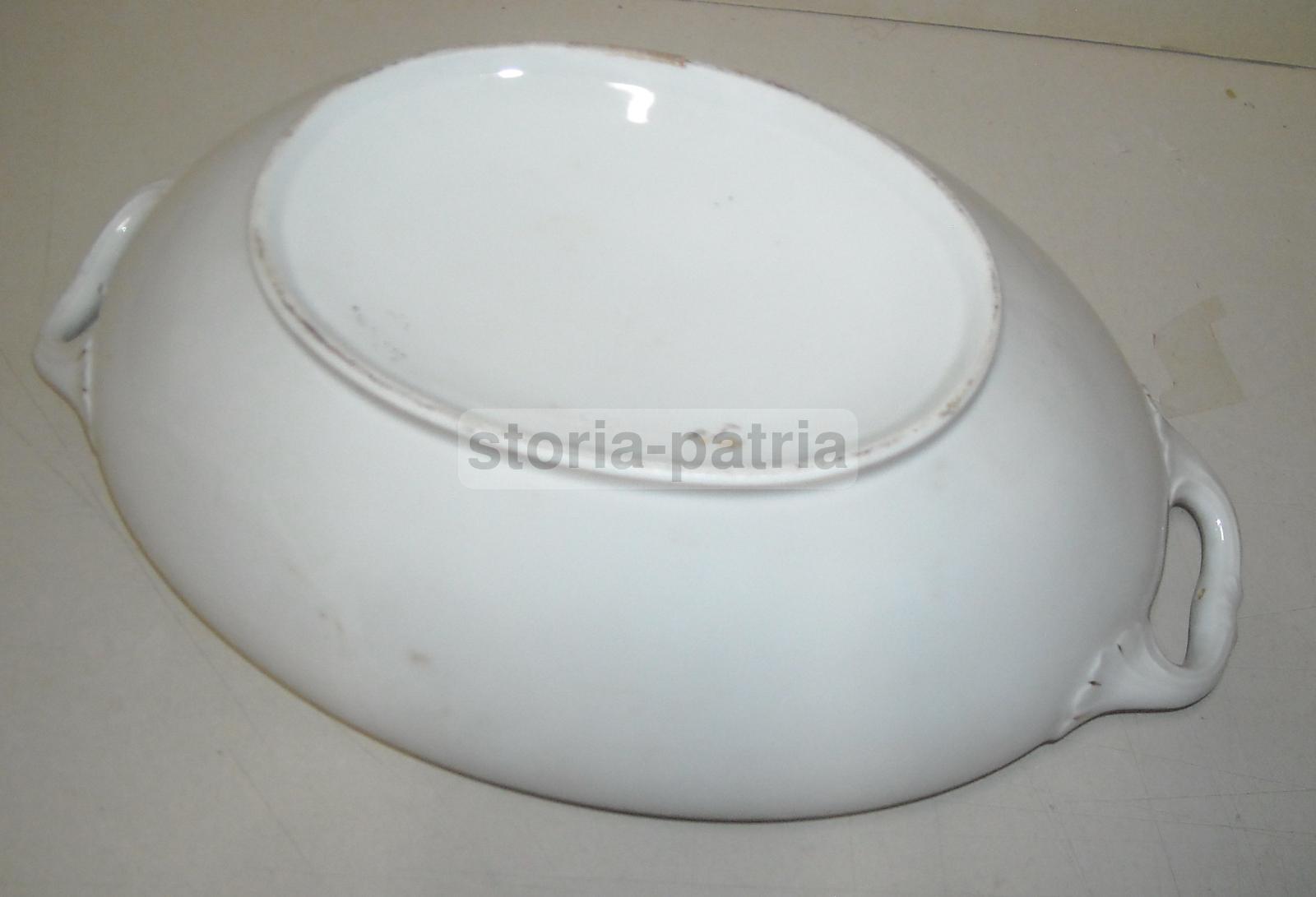 Antica Decorativa Zuppiera, Utile Centro Tavola, Molto Elegante, Porcellana d'Epoca immagine 5