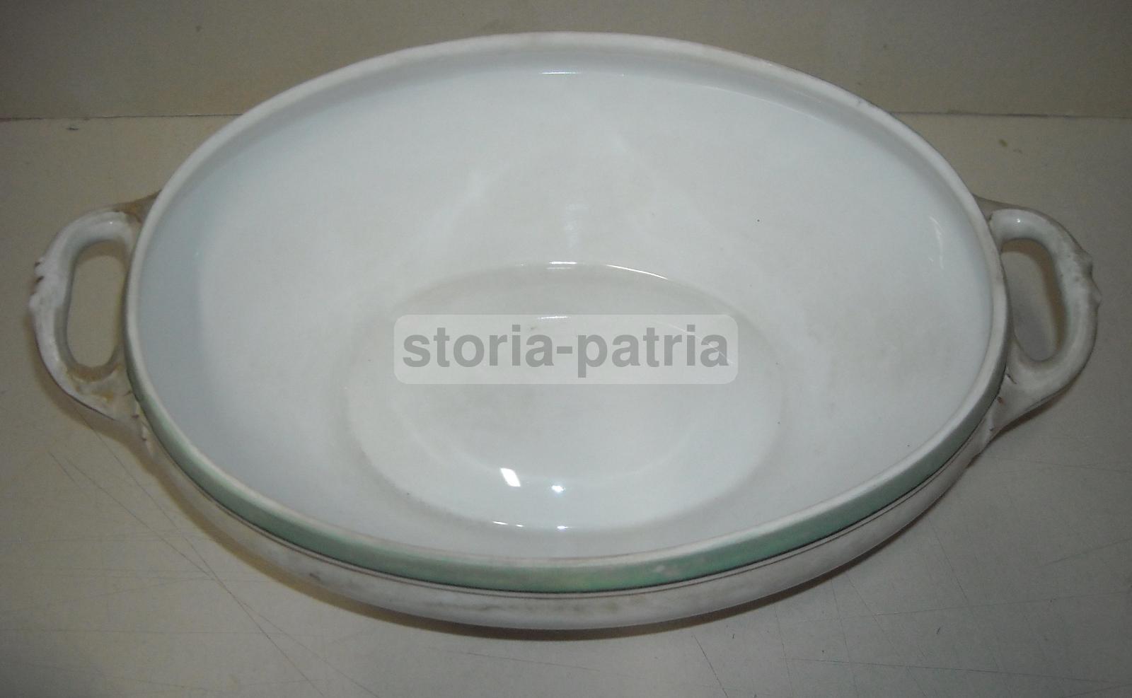 Antica Decorativa Zuppiera, Utile Centro Tavola, Molto Elegante, Porcellana d'Epoca immagine 12