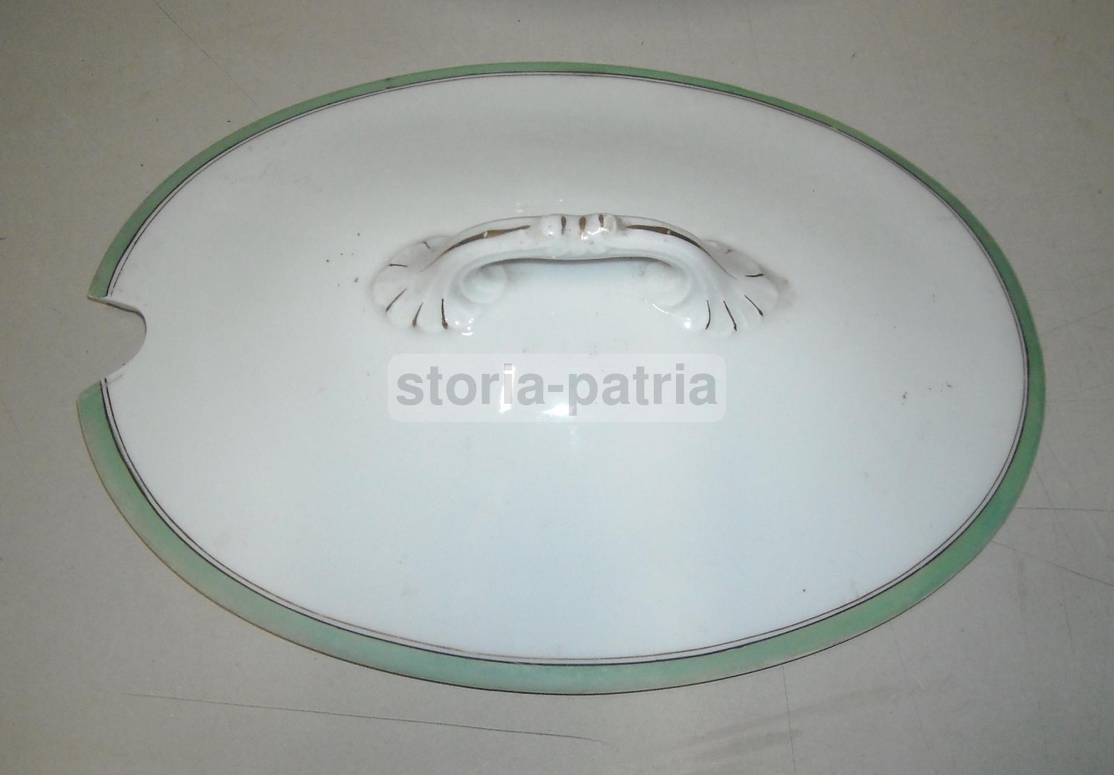 Antica Decorativa Zuppiera, Utile Centro Tavola, Molto Elegante, Porcellana d'Epoca immagine 13