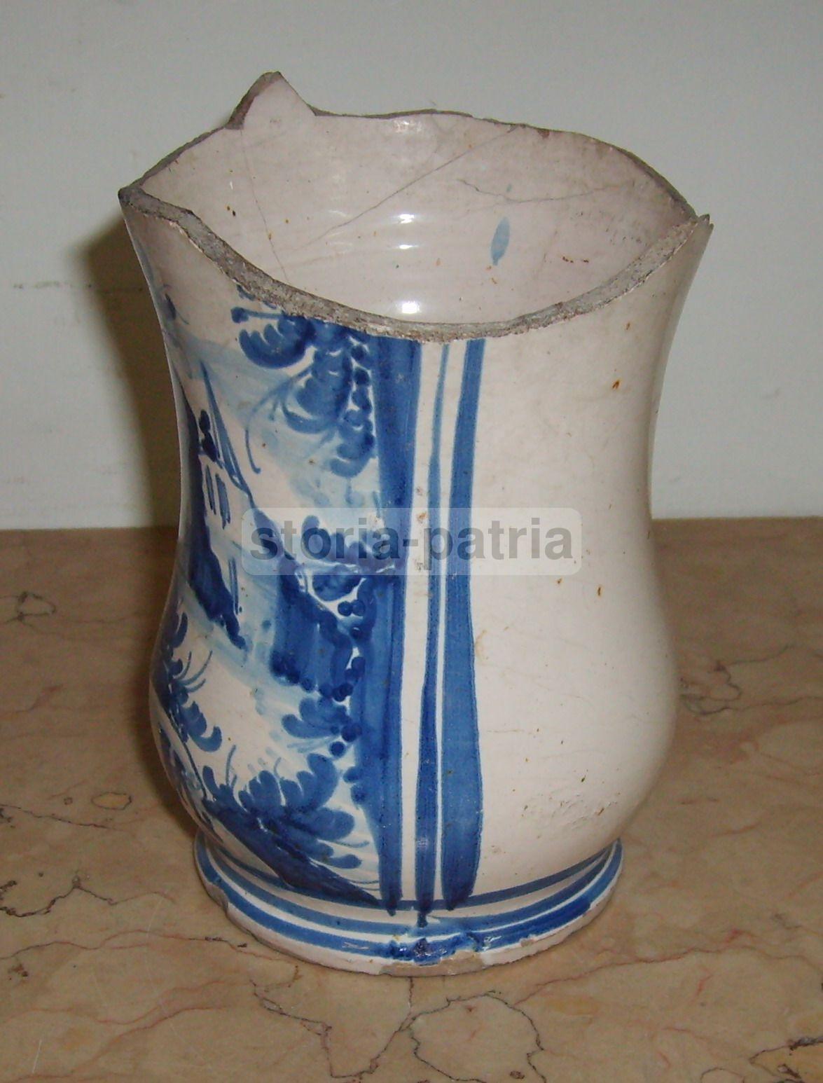 Antica Maiolica Meridionale, Albarello, Vaso Da Farmacia, Napoli, Da Collezione, 700 immagine 2