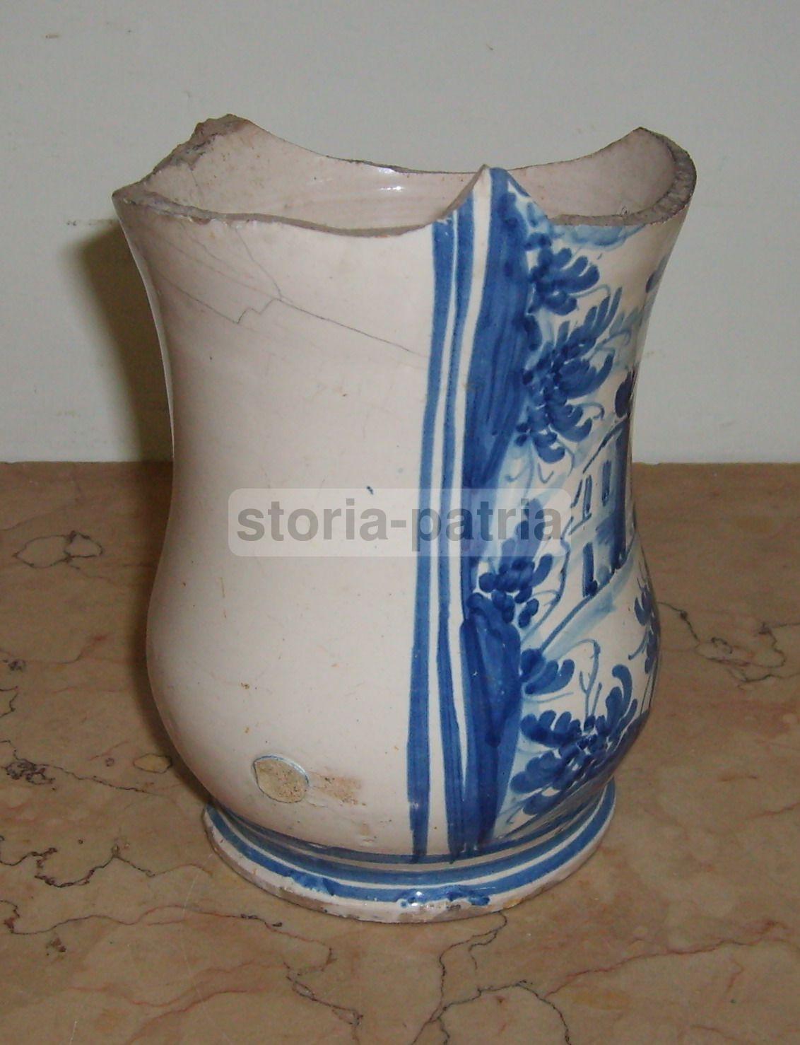 Antica Maiolica Meridionale, Albarello, Vaso Da Farmacia, Napoli, Da Collezione, 700 immagine 3