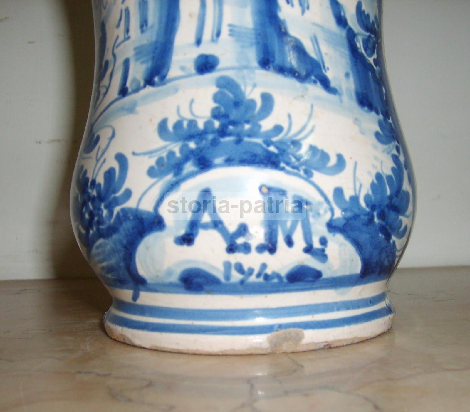Antica Maiolica Meridionale, Albarello, Vaso Da Farmacia, Napoli, Da Collezione, 700 immagine 4