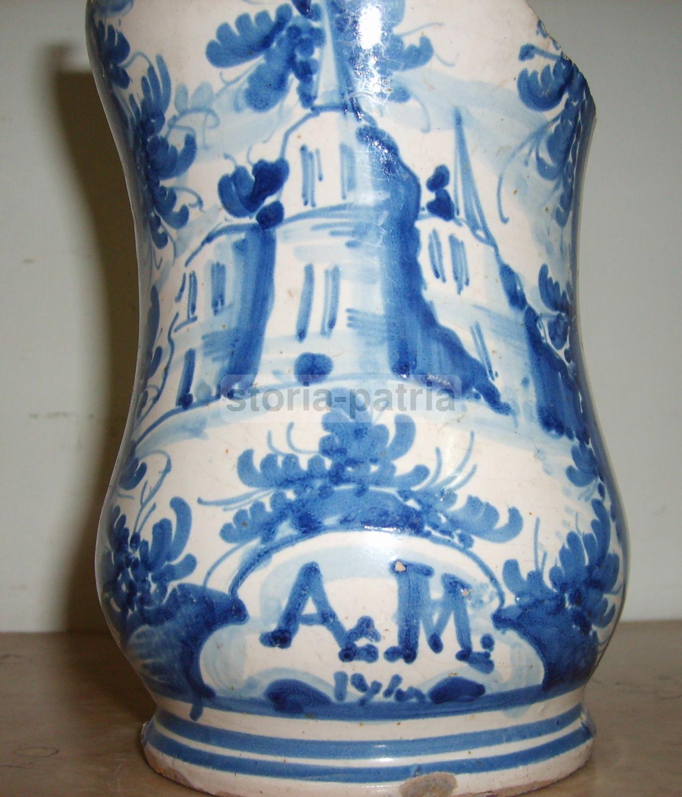Antica Maiolica Meridionale, Albarello, Vaso Da Farmacia, Napoli, Da Collezione, 700 immagine 5