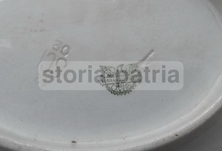 Antico Soprammobile, Ceramica Laveno, Verbano, Modellato A Conchiglia, Floreale immagine 6