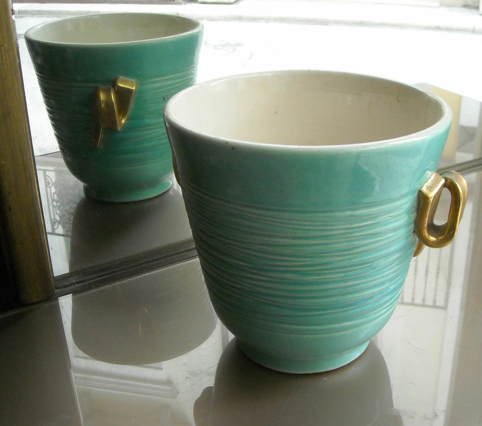 Arte Decorativa, Design, Elegante Pregevole Vaso Soprammobile, Cachepot, d'Epoca immagine 3