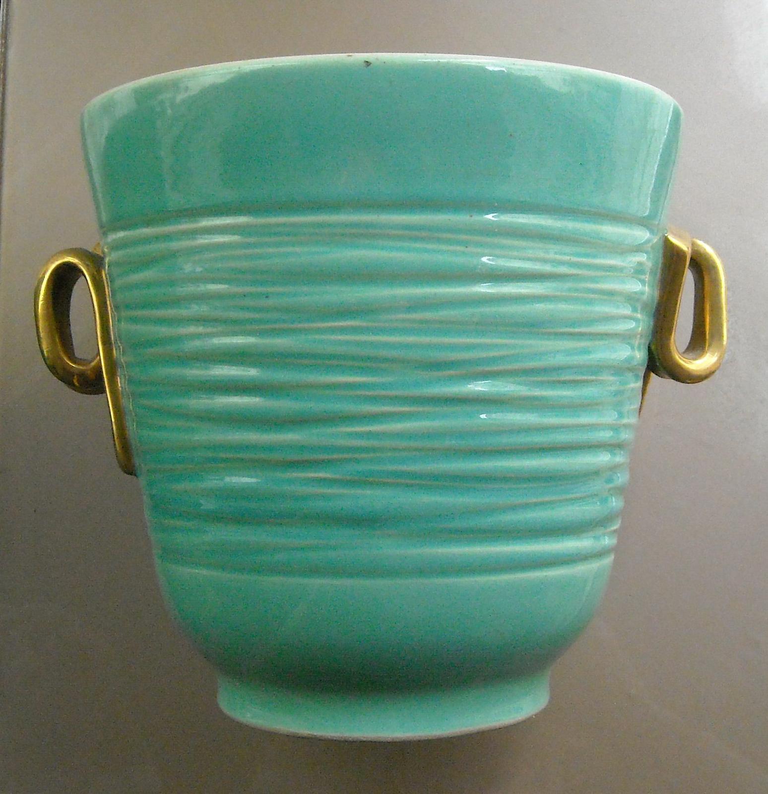 Arte Decorativa, Design, Elegante Pregevole Vaso Soprammobile, Cachepot, d'Epoca immagine 4