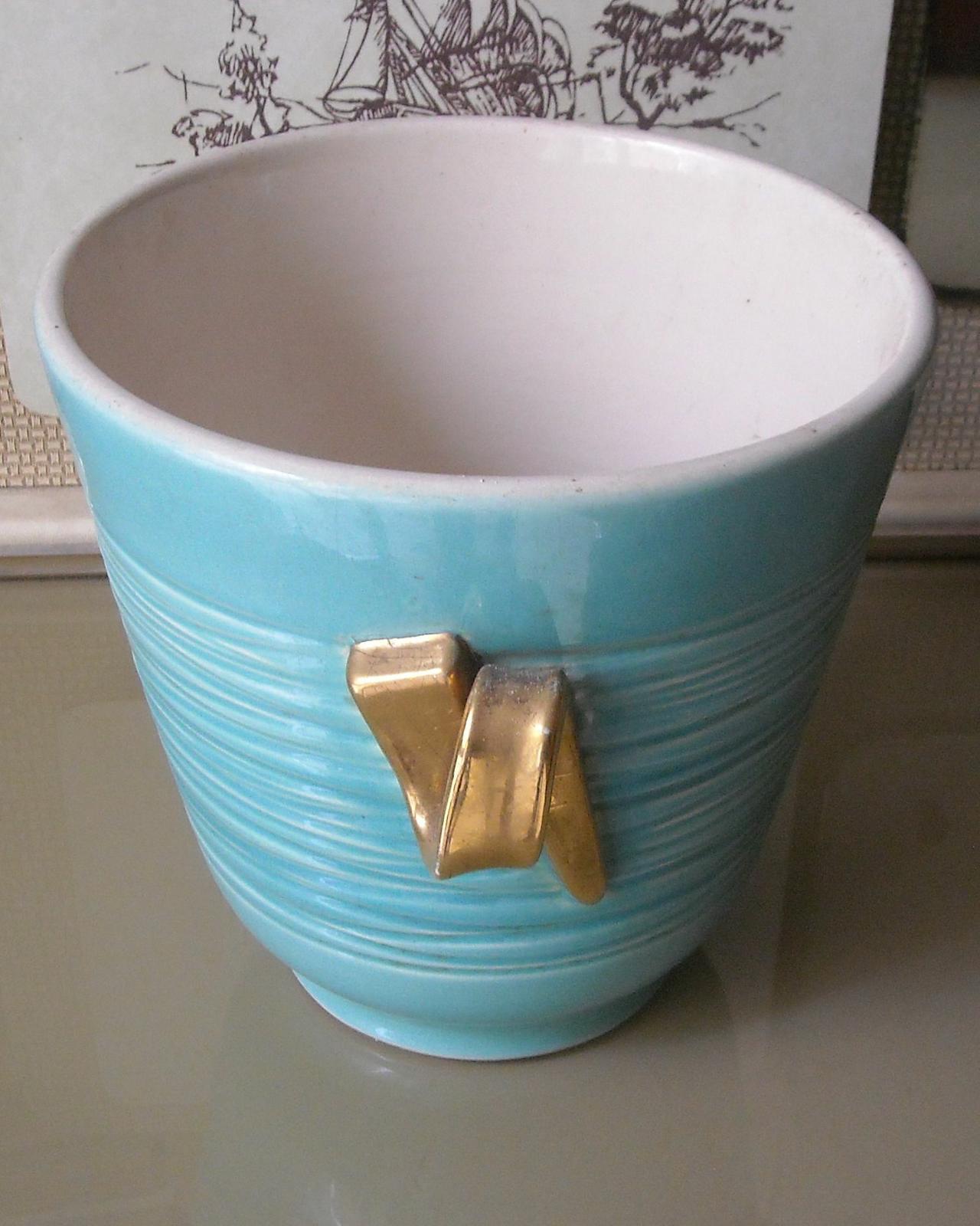 Arte Decorativa, Design, Elegante Pregevole Vaso Soprammobile, Cachepot, d'Epoca immagine 7