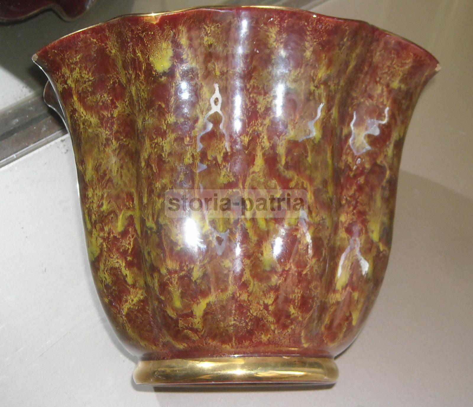Arte Decorativa, Design, Elegante Vaso Soprammobile, Utile Cachepot, Ceramica immagine 5