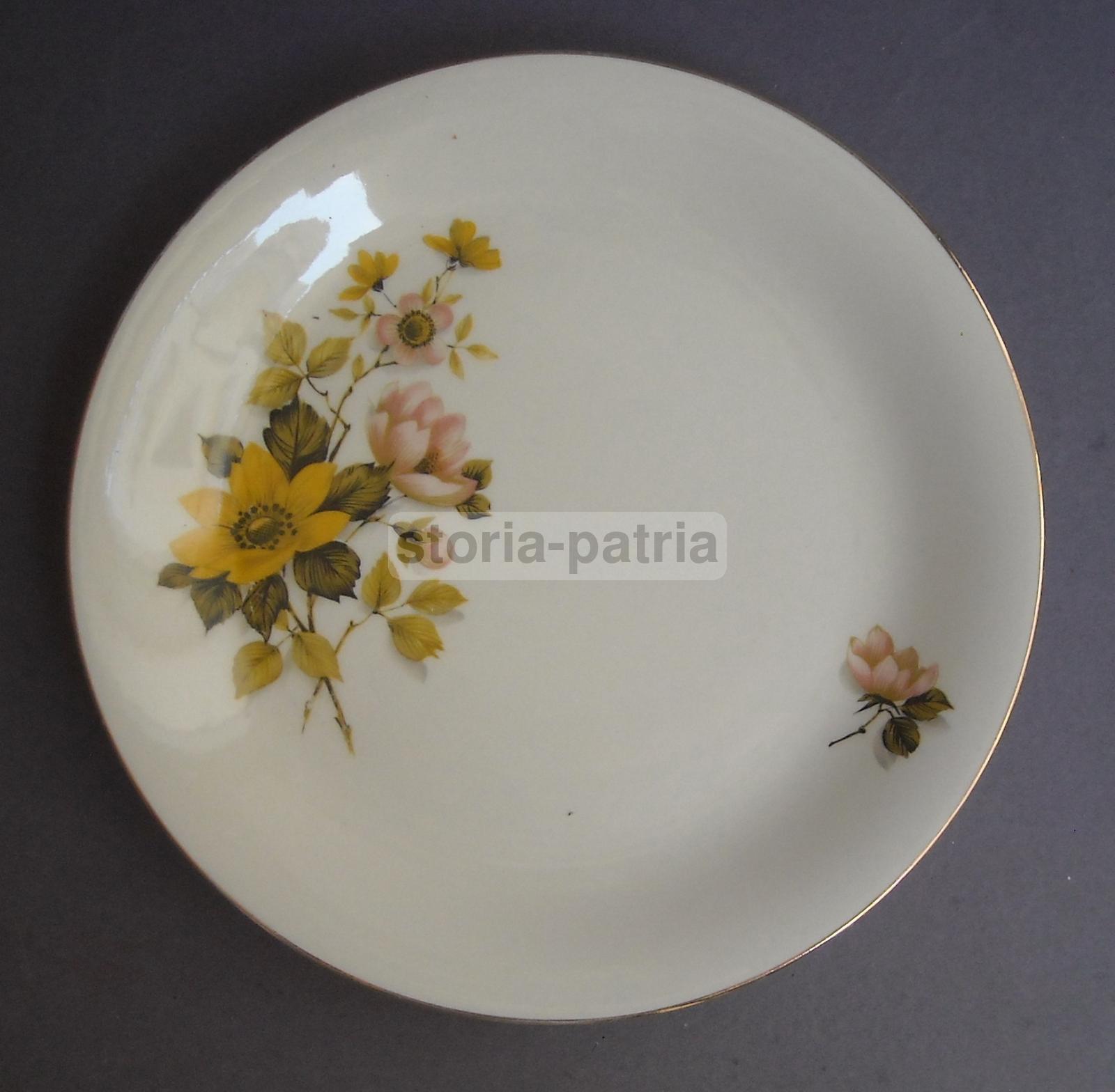 Arte Decorativa, Policromi Motivi Floreali, Porcellana Decorata, Karim, Piatto Fondo immagine 1