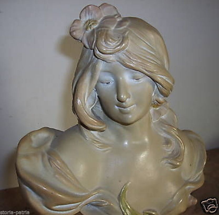 Arte, Scultura Liberty, Inusuale Pregevole Scultura, Antica, Decorativa, d'Epoca immagine 1