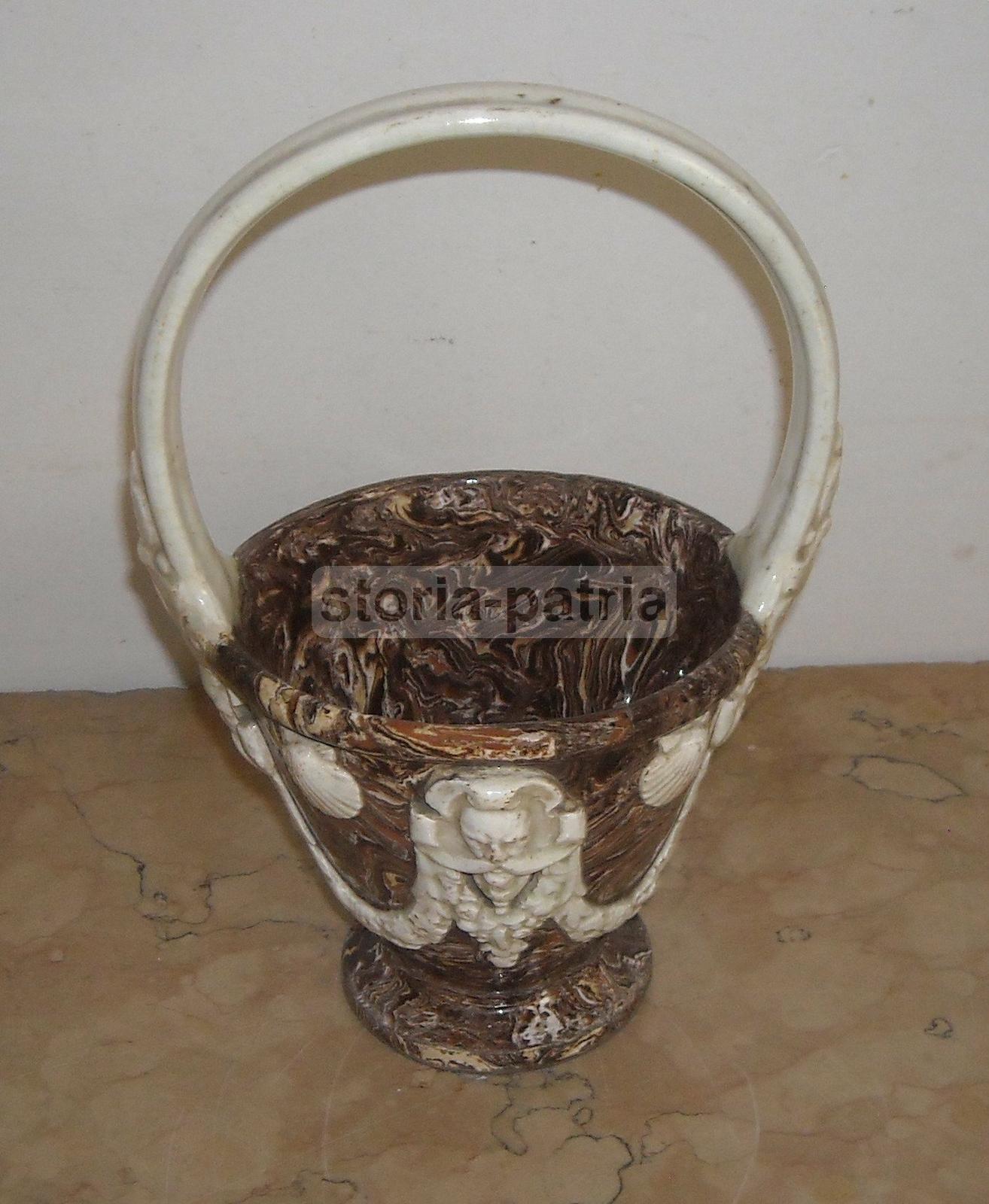 Artistica Antica Ceramica, Decorativi Fregi In Rilievo, Mascheroni, Conchiglie, 800 immagine 1