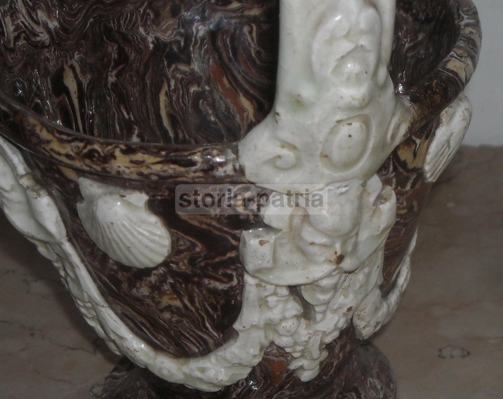 Artistica Antica Ceramica, Decorativi Fregi In Rilievo, Mascheroni, Conchiglie, 800 immagine 9