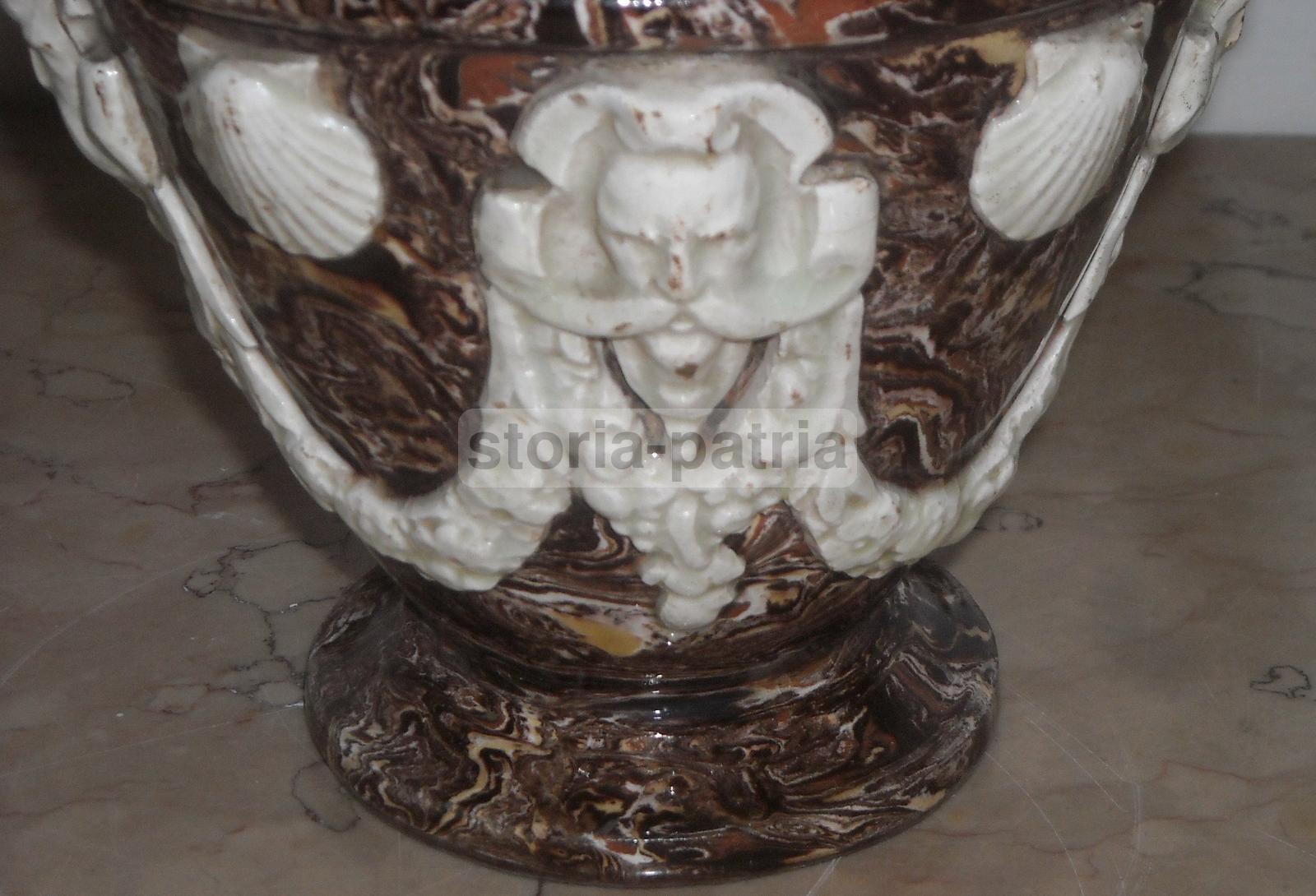 Artistica Antica Ceramica, Decorativi Fregi In Rilievo, Mascheroni, Conchiglie, 800 immagine 10