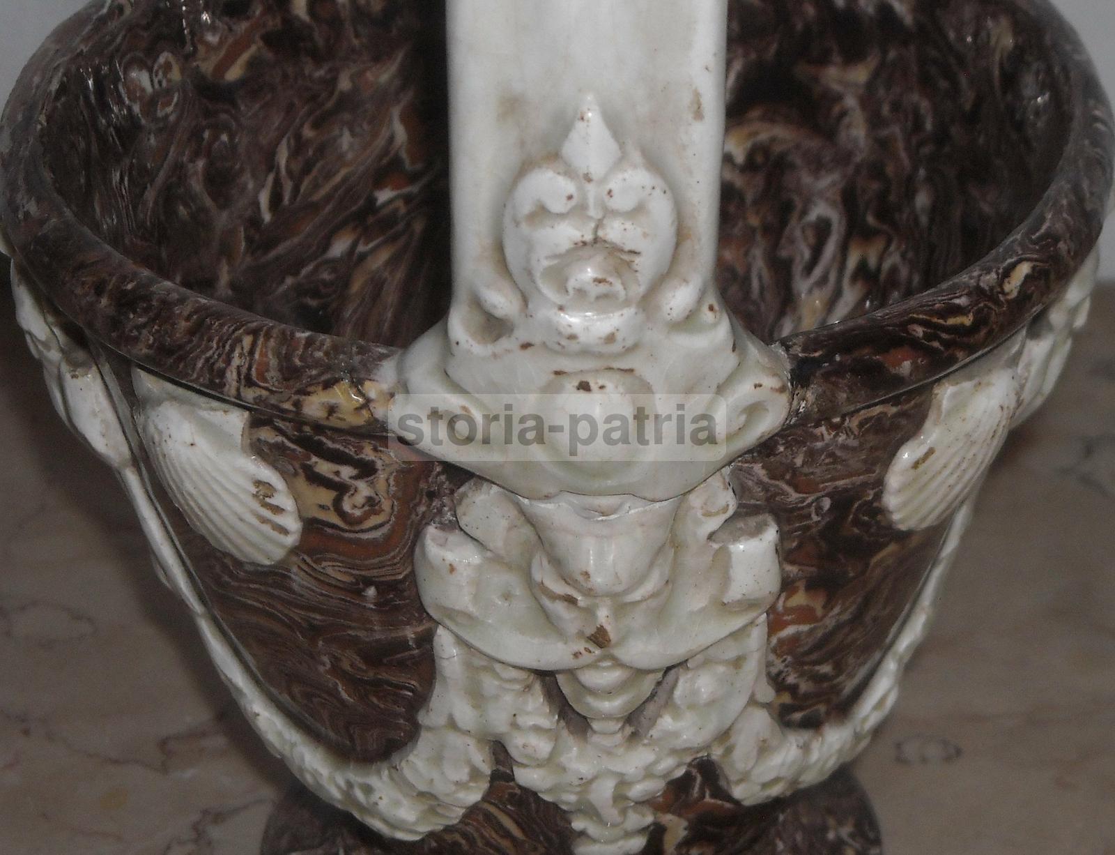 Artistica Antica Ceramica, Decorativi Fregi In Rilievo, Mascheroni, Conchiglie, 800 immagine 11