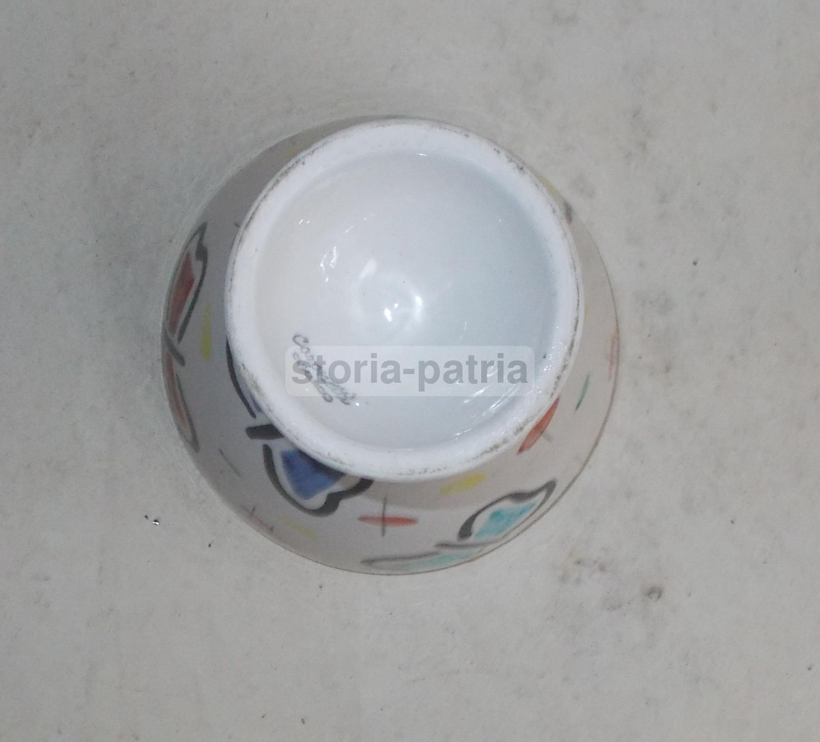 Artistica Ceramica, Bella Decorazione Policroma, Farfalle, Cunardo, Coronetti, Vaso immagine 5