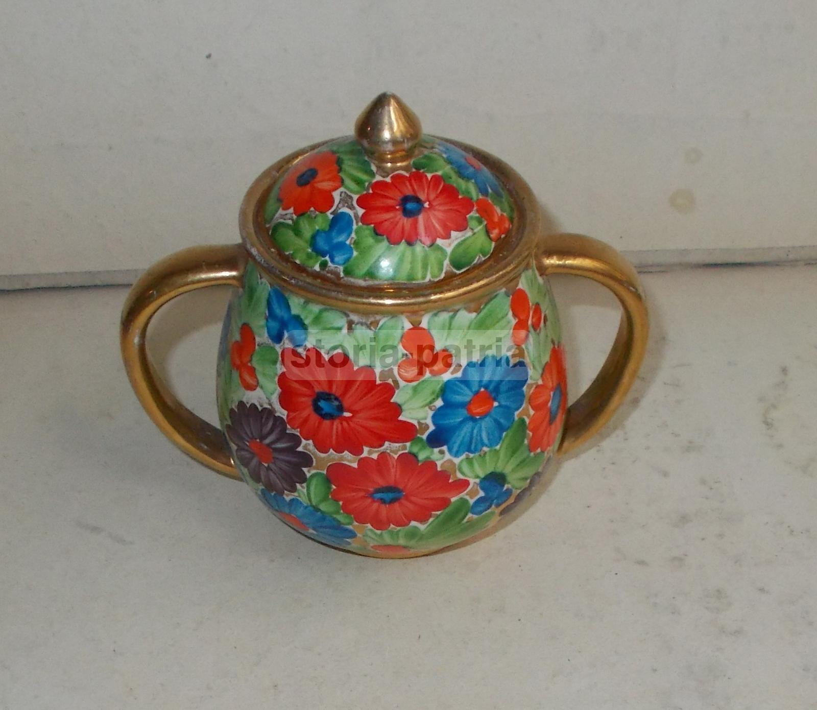 Artistica Ceramica d'Epoca, Civita Castellana, Arte, Decoro Floreale, Decorativa immagine 3