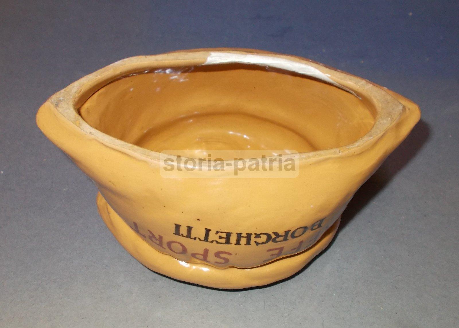 Caffe, Caffetteria, Borghetti, Inusuale Rara Ceramica Da Collezione, Pubblicitaria immagine 4