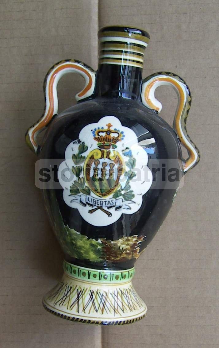 Ceramica Da Collezione, Marmaca, San Marino, Araldica, Stemma Araldico, Liquori, Bella immagine 1