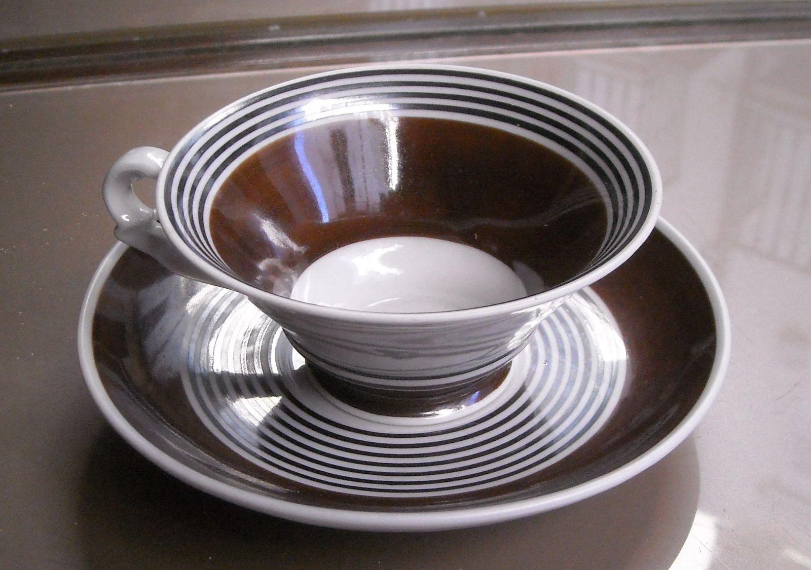 Cucina, Caffe, Bella Elegante Tazza Con Piattino, Da Collezione, Richard Ginori immagine 2