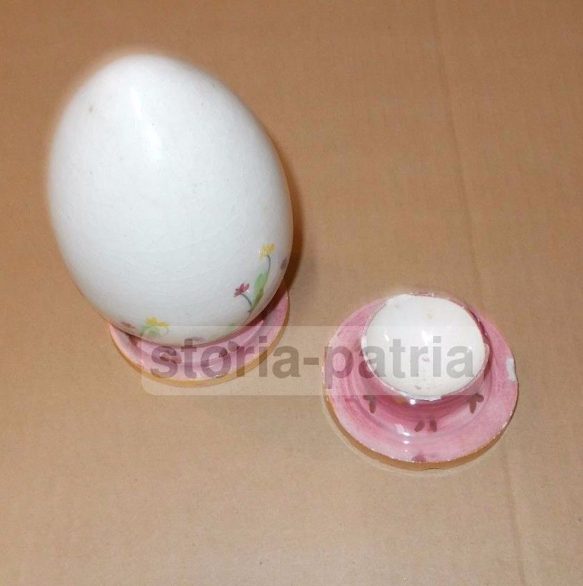 Cucina, Conserve, Inusuale Ceramica Popolare, Decoro Floreale, Capodimonte, Cirio immagine 3