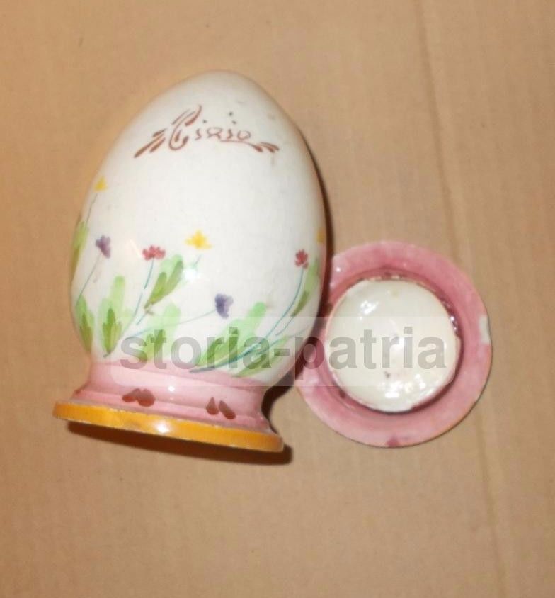 Cucina, Conserve, Inusuale Ceramica Popolare, Decoro Floreale, Capodimonte, Cirio immagine 4
