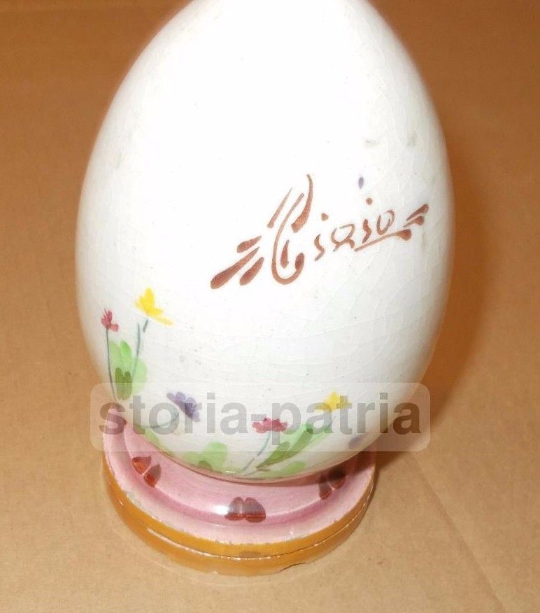 Cucina, Conserve, Inusuale Ceramica Popolare, Decoro Floreale, Capodimonte, Cirio immagine 6