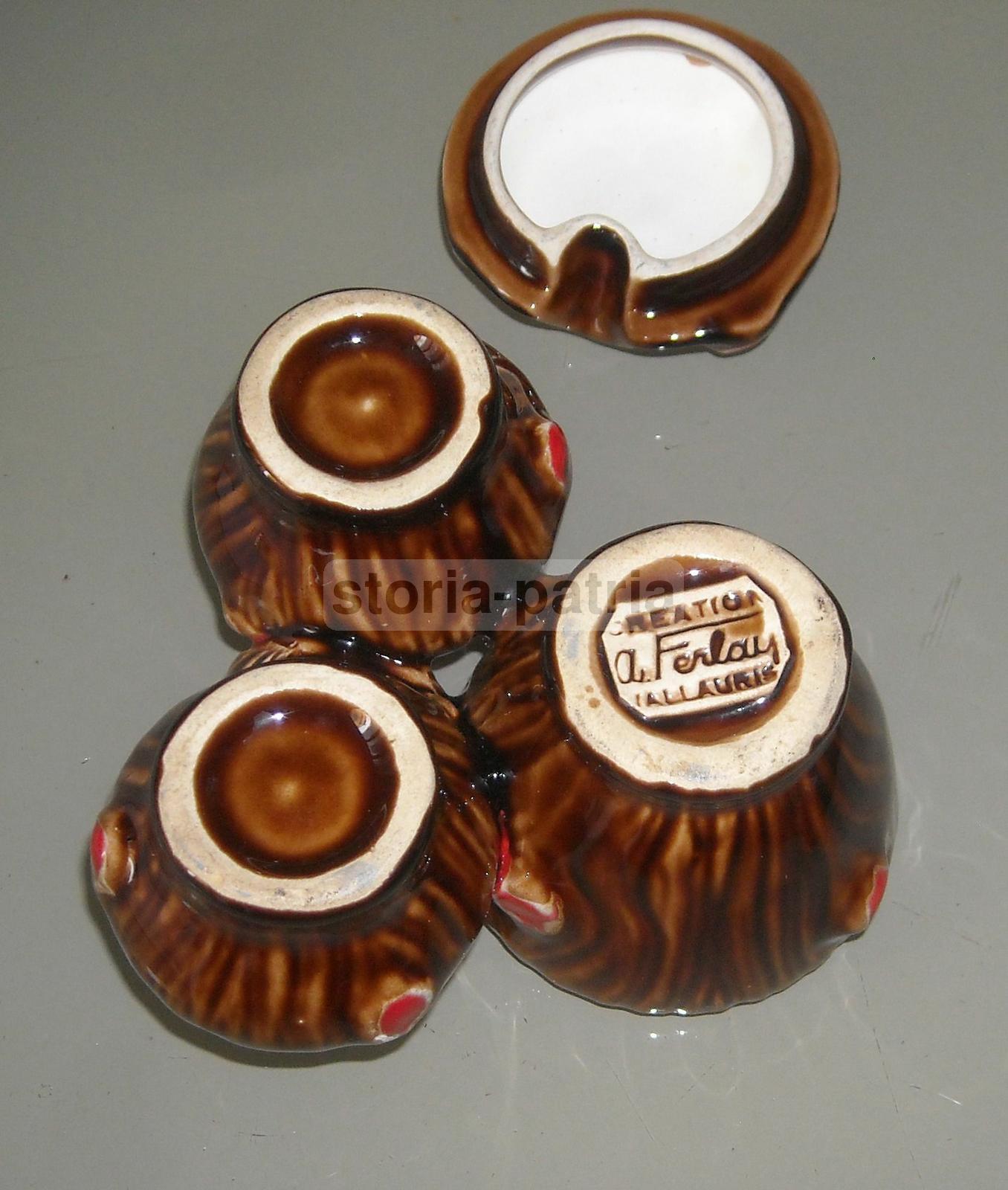 Decorativa Ceramica Policroma, Saliera, Utile Soprammobile, Vallauris, Ferlay immagine 4