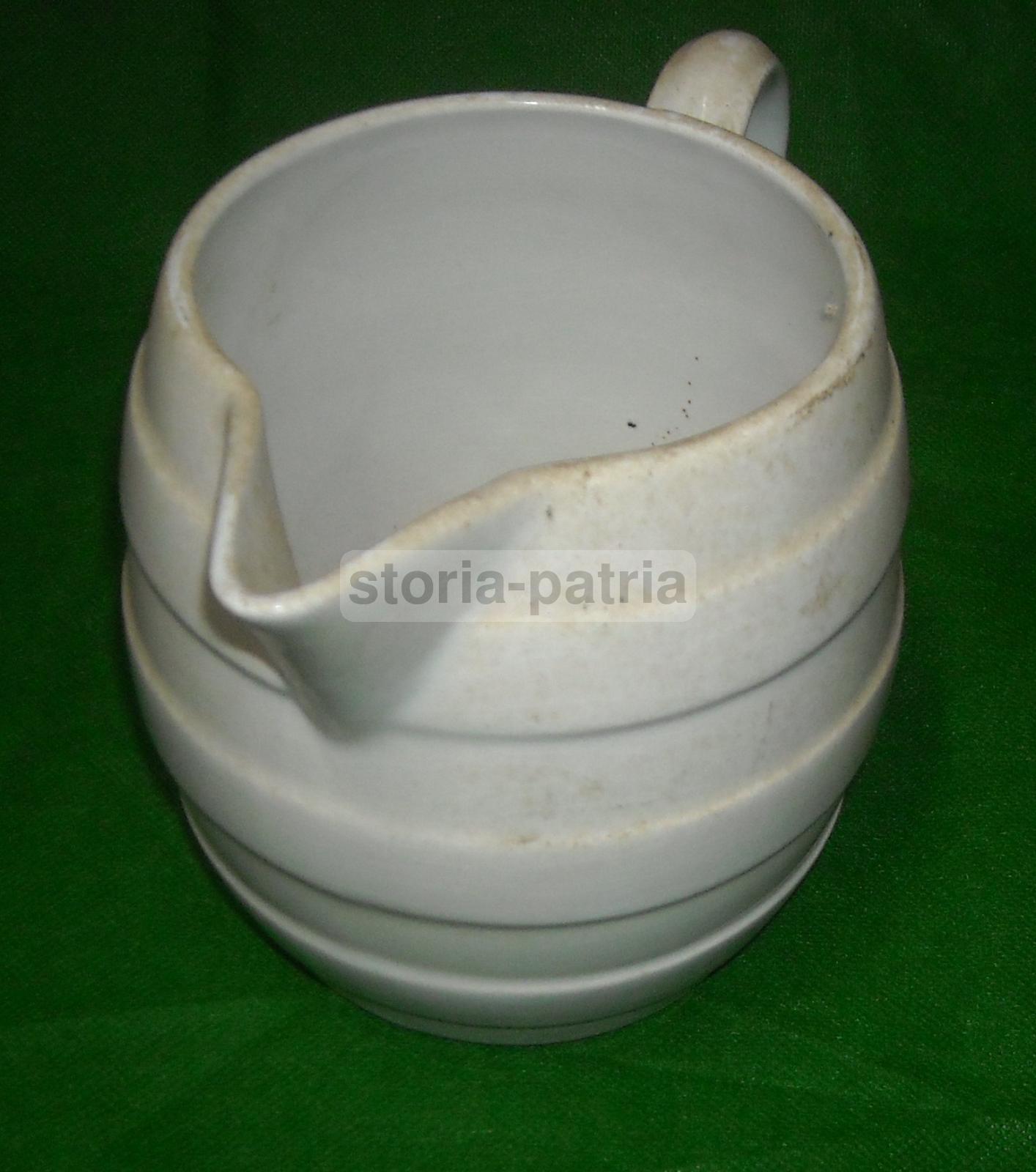Decorativa Ceramica, Utile Brocca Bianca, Piacevole Modellato, Marcata Laveno immagine 5