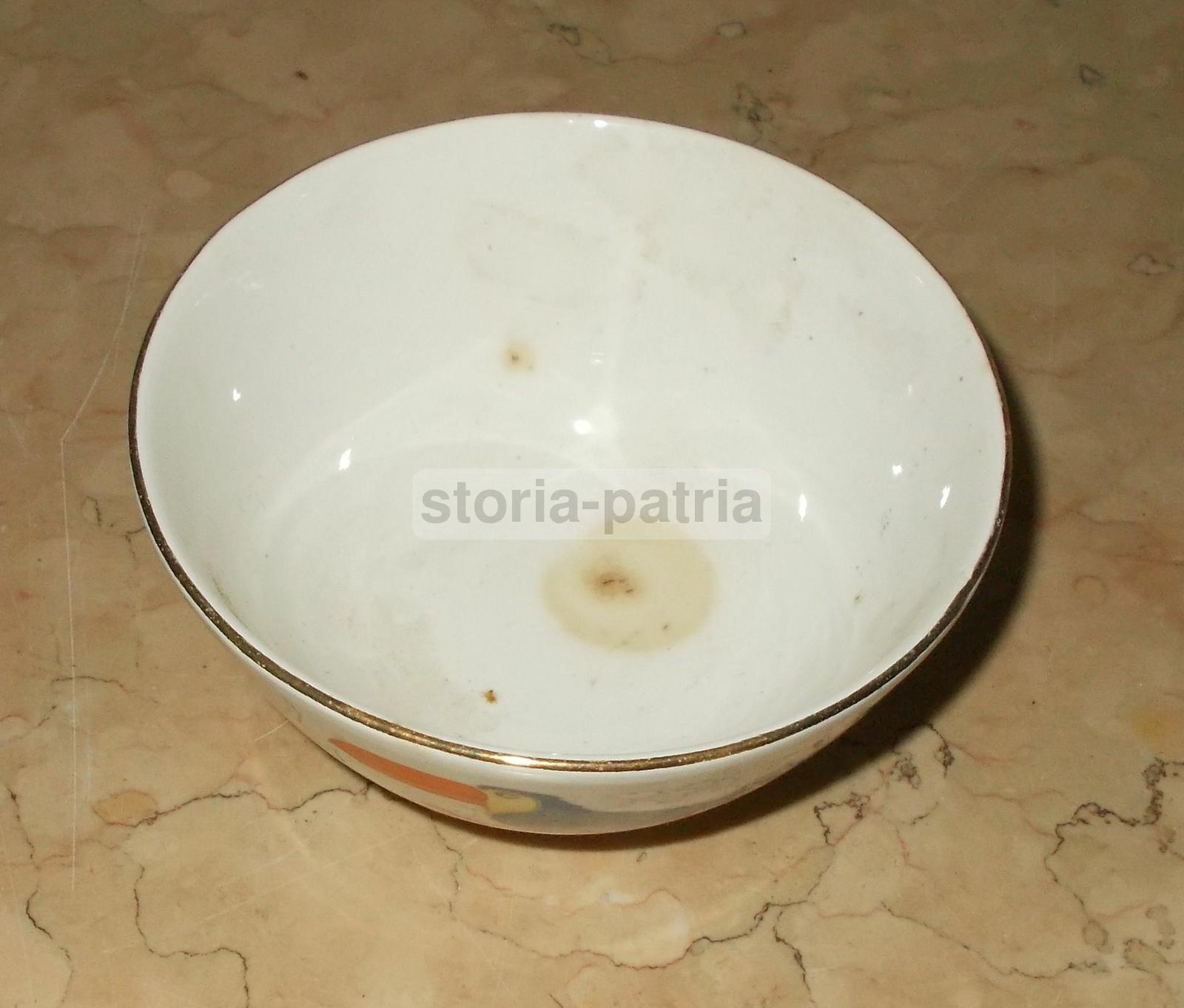 Decorativa Policroma Tazza, Graziose Decorazioni Figurate, Pagnossin, Treviso, Cane immagine 4