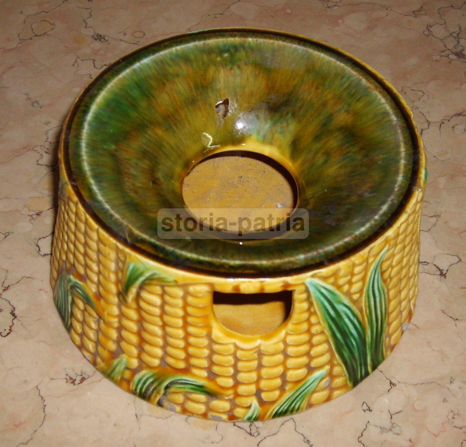 Decorativo Artistico Soprammobile, Inusuale Modellato, Mais, Granoturco, Ceramica immagine 1