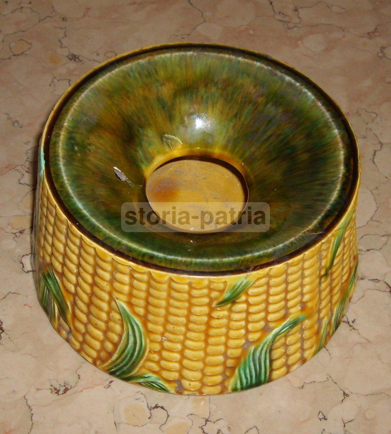 Decorativo Artistico Soprammobile, Inusuale Modellato, Mais, Granoturco, Ceramica immagine 2