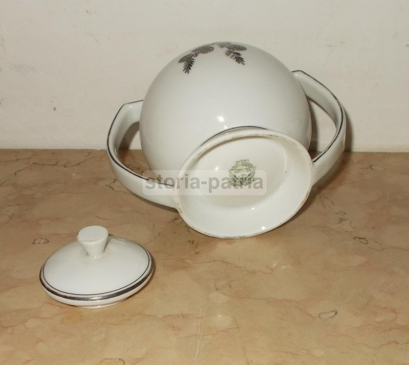 Design, Modernariato, Soprammobile Da Collezione, Piacevole Zuccheriera, Laveno, 900 immagine 1