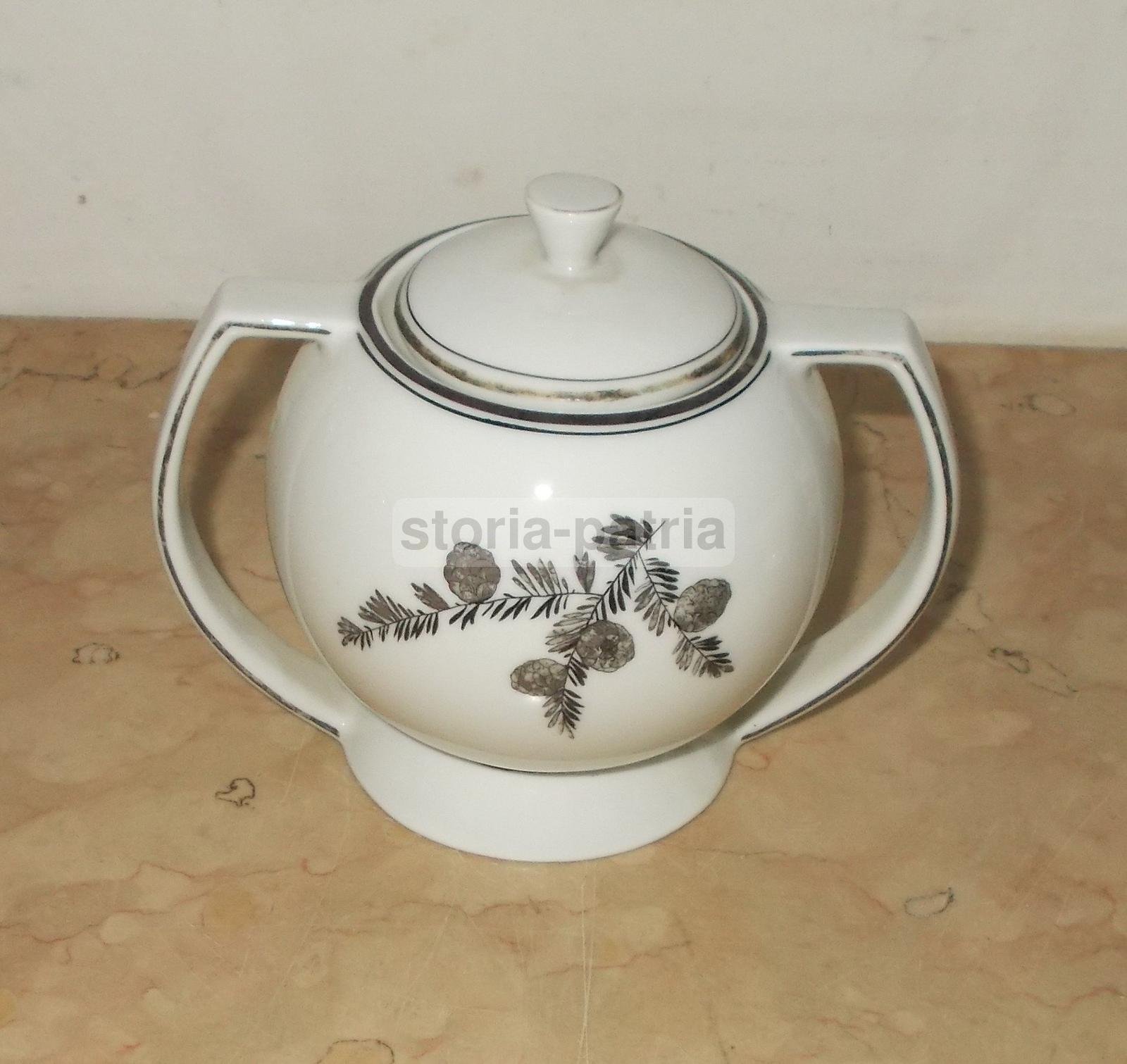 Design, Modernariato, Soprammobile Da Collezione, Piacevole Zuccheriera, Laveno, 900 immagine 1