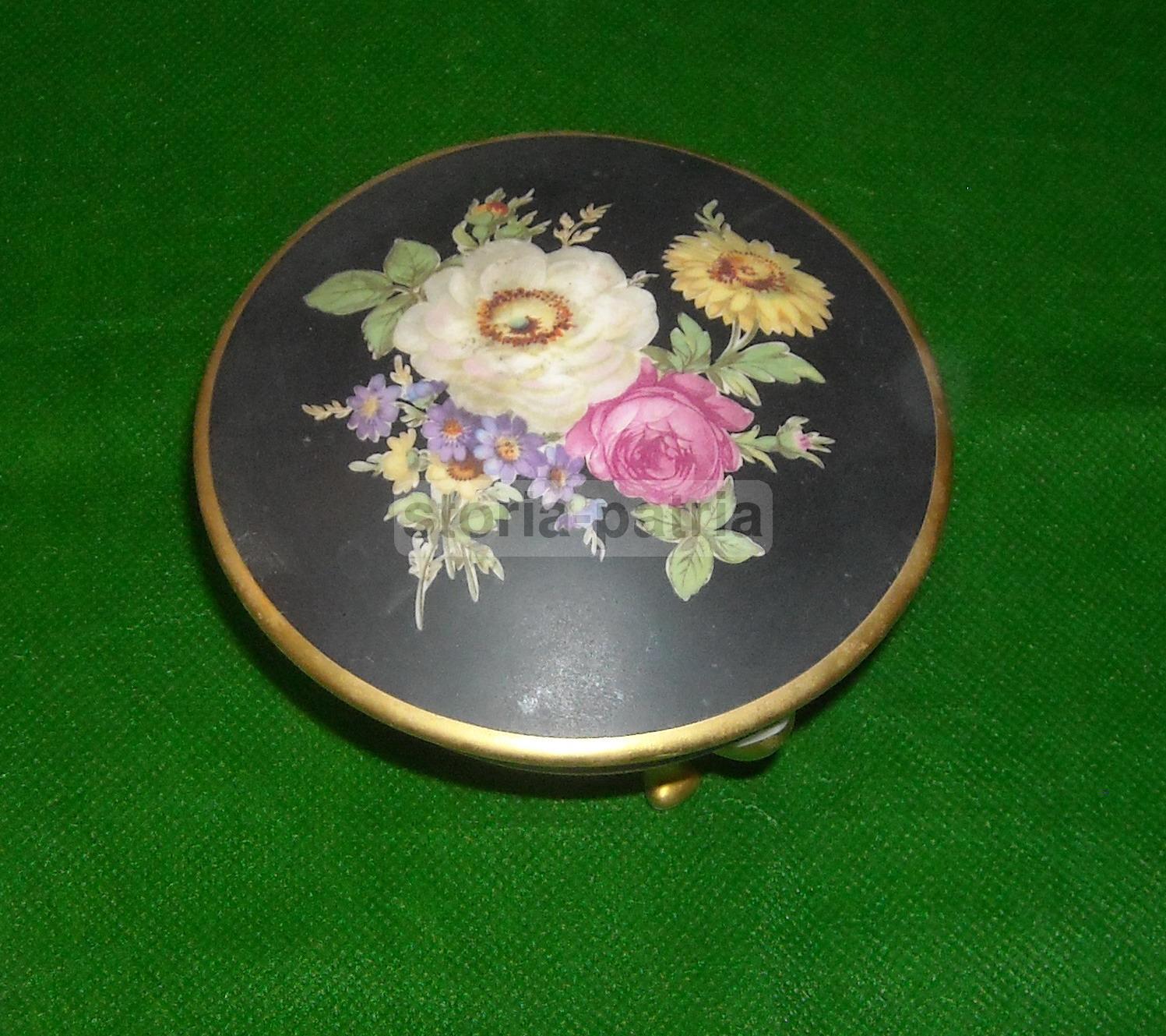 Elegante Soprammobile, Porcellana Da Collezione, Bavaria, Artistici Decori Floreali immagine 1
