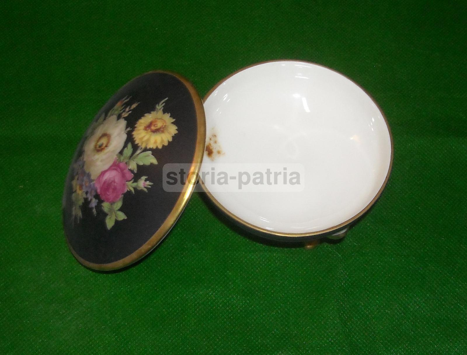 Elegante Soprammobile, Porcellana Da Collezione, Bavaria, Artistici Decori Floreali immagine 3