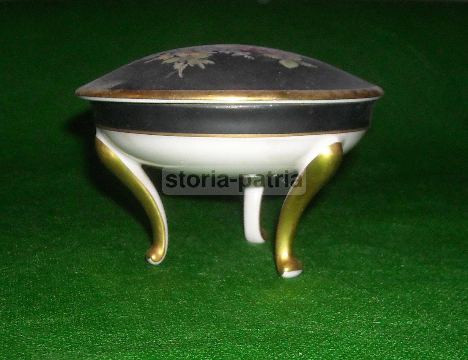 Elegante Soprammobile, Porcellana Da Collezione, Bavaria, Artistici Decori Floreali immagine 5