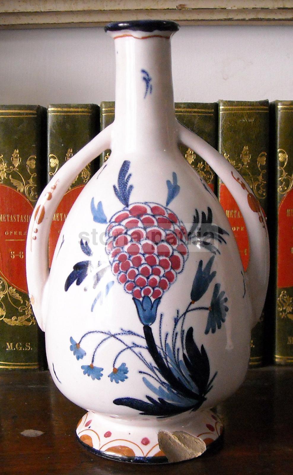 Faenza, Liquore Luxardo, Zara, Decorativa Bottiglia d'Epoca, Ceramica Pubblicitaria immagine 1