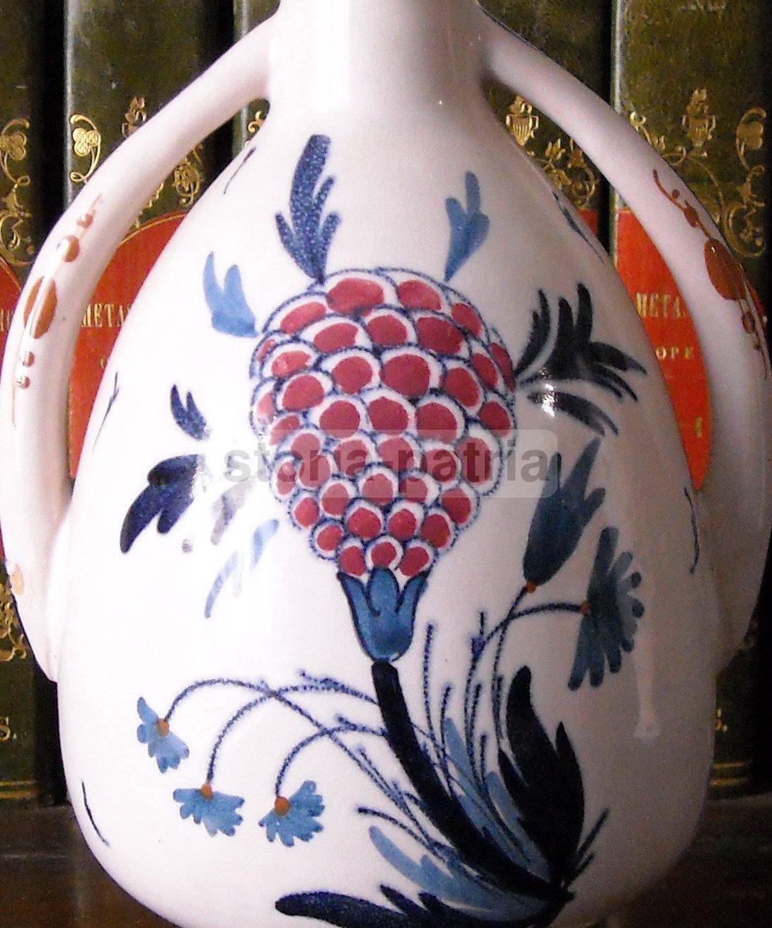 Faenza, Liquore Luxardo, Zara, Decorativa Bottiglia d'Epoca, Ceramica Pubblicitaria immagine 2
