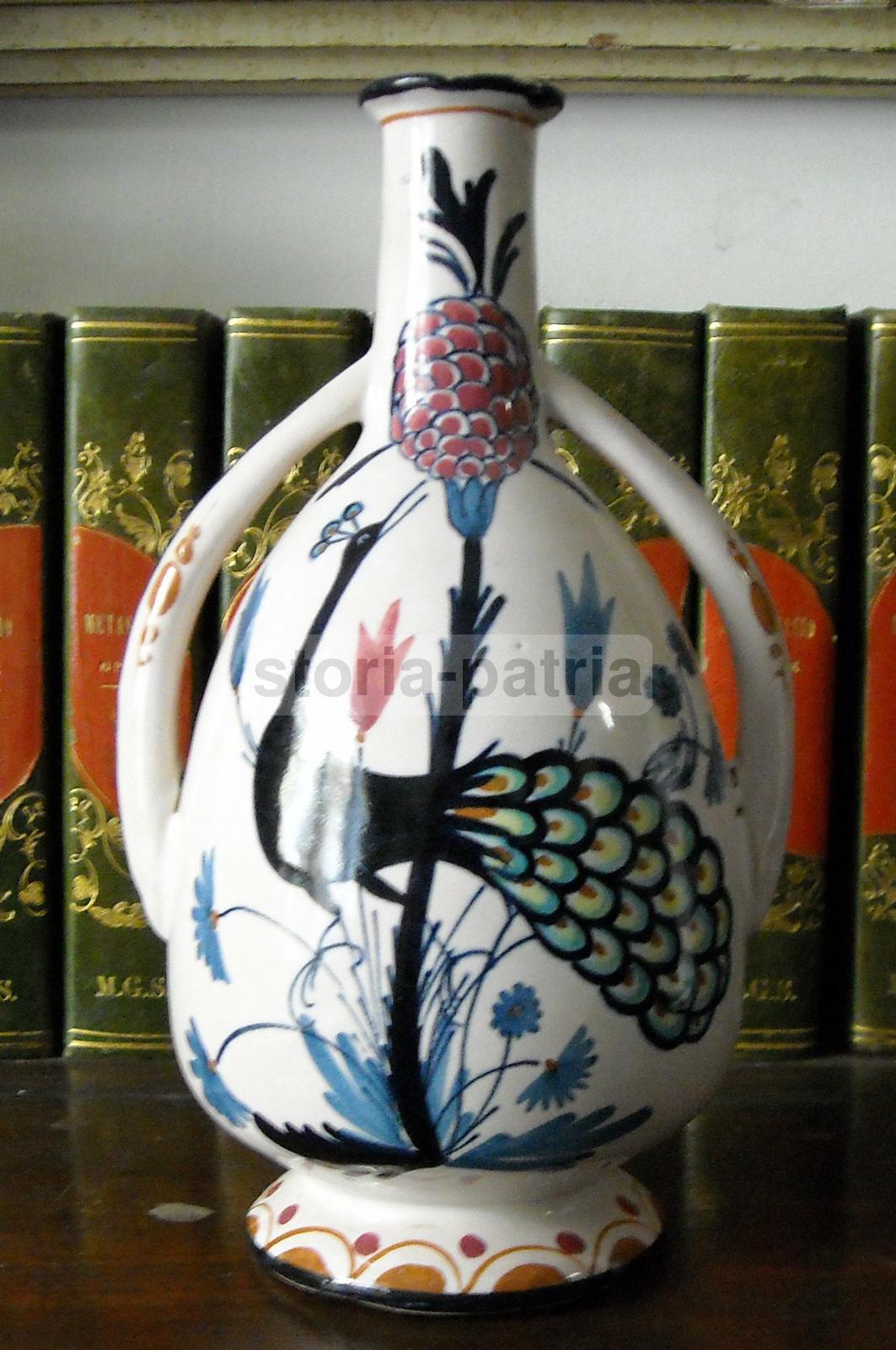 Faenza, Liquore Luxardo, Zara, Decorativa Bottiglia d'Epoca, Ceramica Pubblicitaria immagine 3