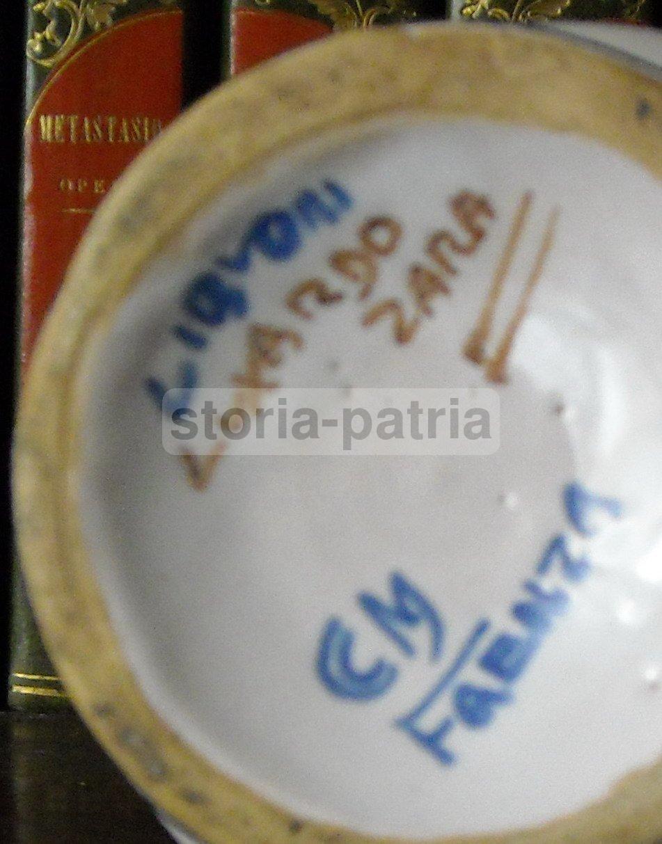 Faenza, Liquore Luxardo, Zara, Decorativa Bottiglia d'Epoca, Ceramica Pubblicitaria immagine 4