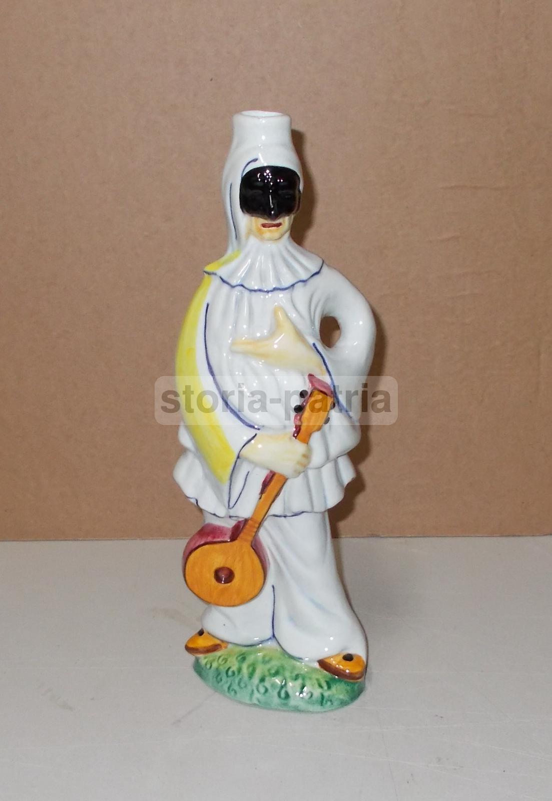 Folklore, Teatro Popolare Napoletano, Maschera, Ceramica Da Collezione, Pulcinella immagine 1