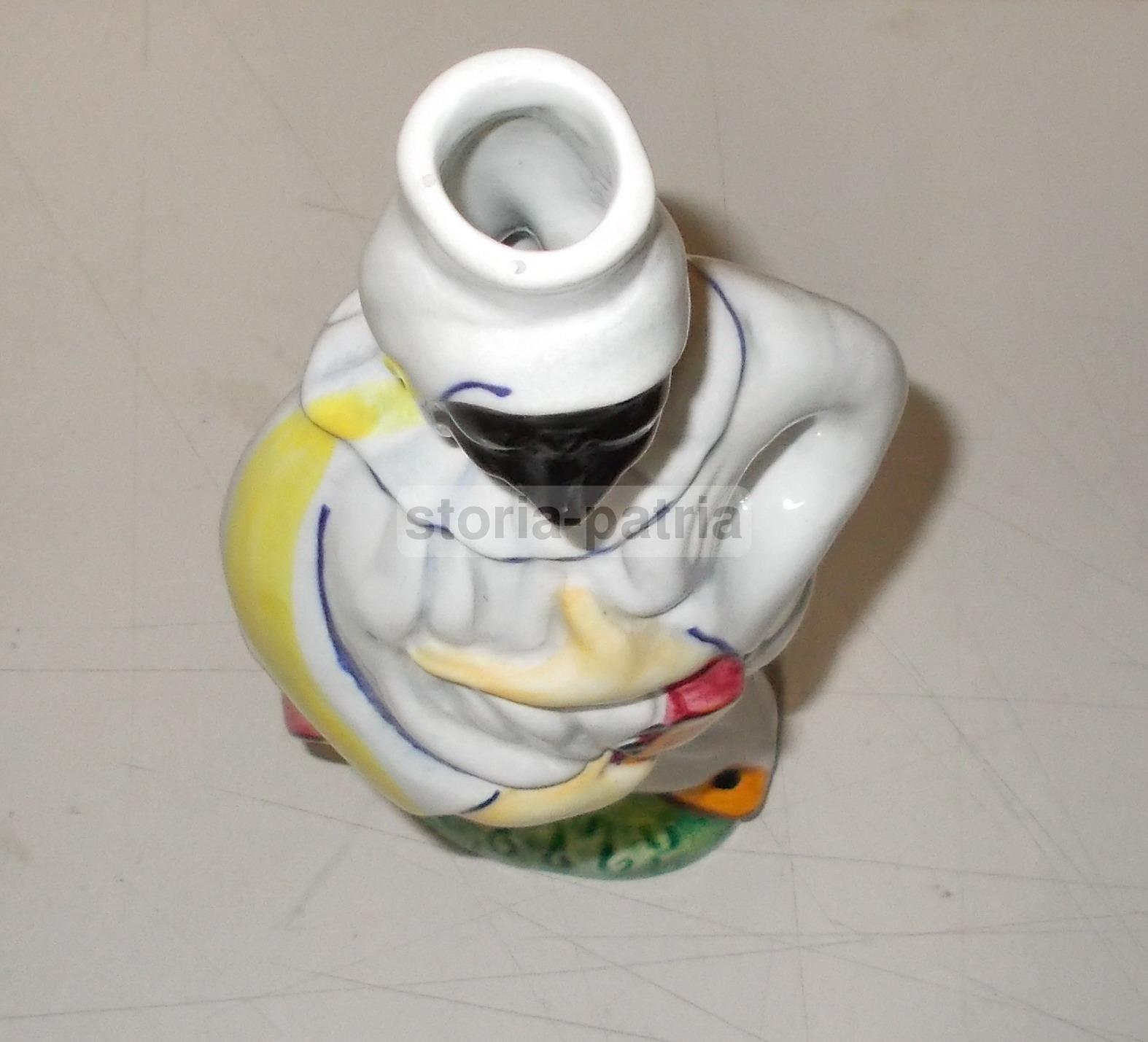 Folklore, Teatro Popolare Napoletano, Maschera, Ceramica Da Collezione, Pulcinella immagine 2